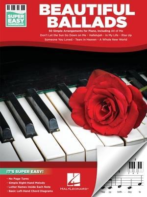 Cover: 9781705154649 | Beautiful Ballads - Super Easy Songbook: 50 Simple Arrangements for...