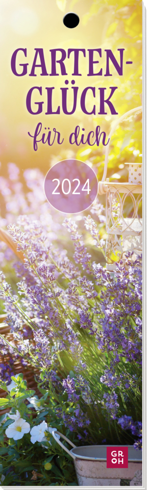 Cover: 4036442010426 | Lesezeichenkalender 2024: Gartenglück für dich | Groh Verlag | 12 S.