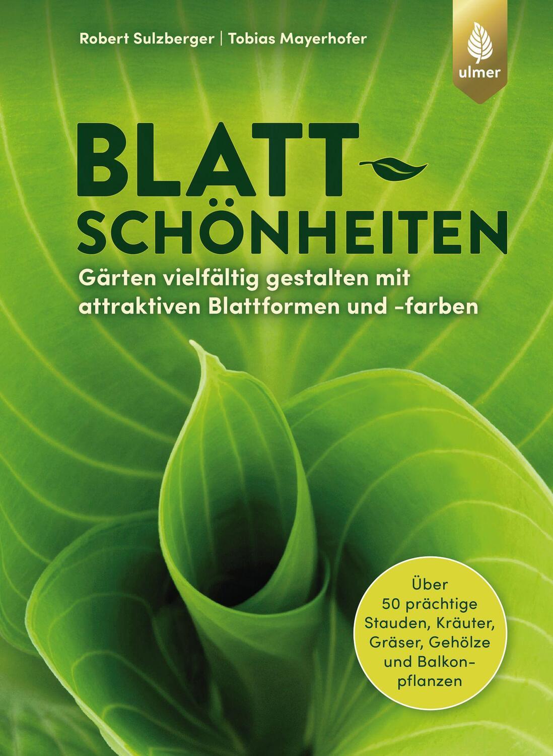 Cover: 9783818612795 | Blattschönheiten | Robert Sulzberger (u. a.) | Taschenbuch | Deutsch
