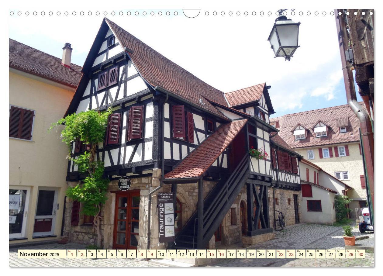 Bild: 9783435328369 | Unterwegs in Tübingen (Wandkalender 2025 DIN A3 quer), CALVENDO...