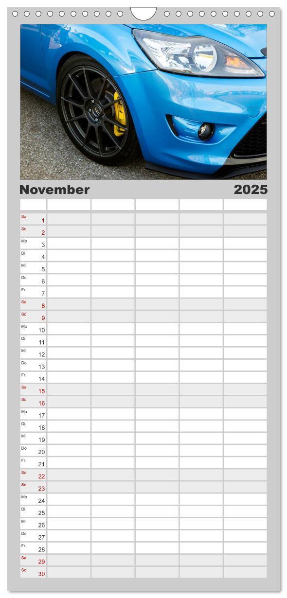 Bild: 9783457115619 | Familienplaner 2025 - Tuning Power mit 5 Spalten (Wandkalender, 21...