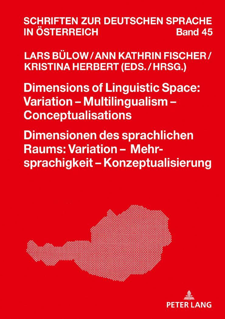 Cover: 9783631780039 | Dimensions of Linguistic Space: Variation ¿ Multilingualism...