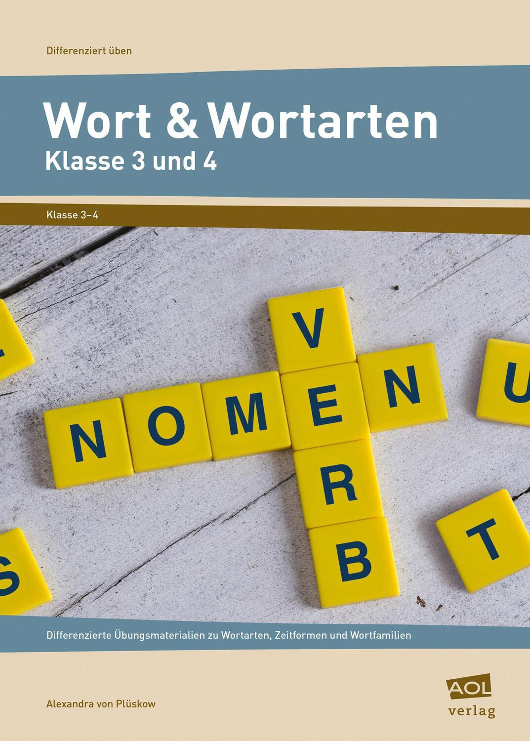 Cover: 9783403103516 | Wort und Wortarten - Klasse 3 und 4 | Alexandra von Plüskow | Deutsch
