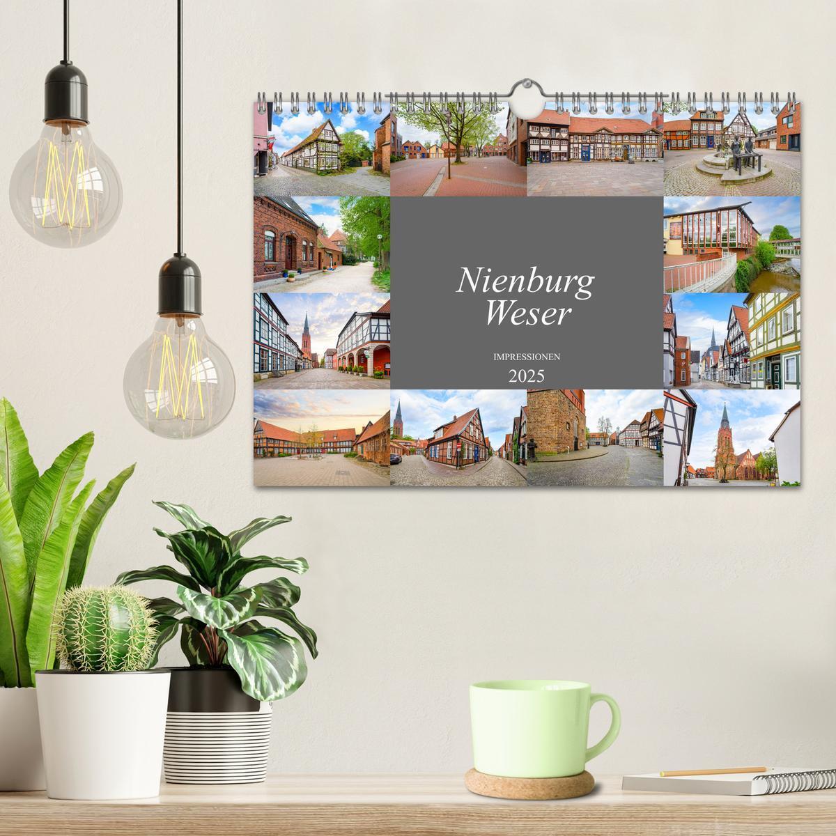 Bild: 9783435049394 | Nienburg Weser Impressionen (Wandkalender 2025 DIN A4 quer),...