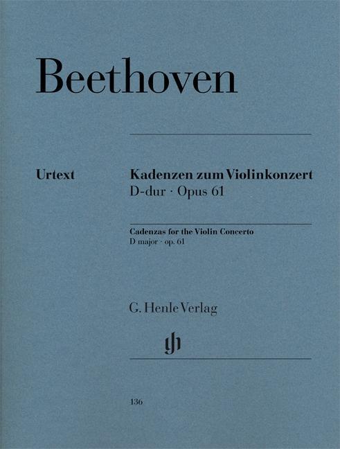 Cover: 9790201801360 | Violin Concerto D Op.61 Cadenzas | Ludwig van Beethoven | Buch | 2003