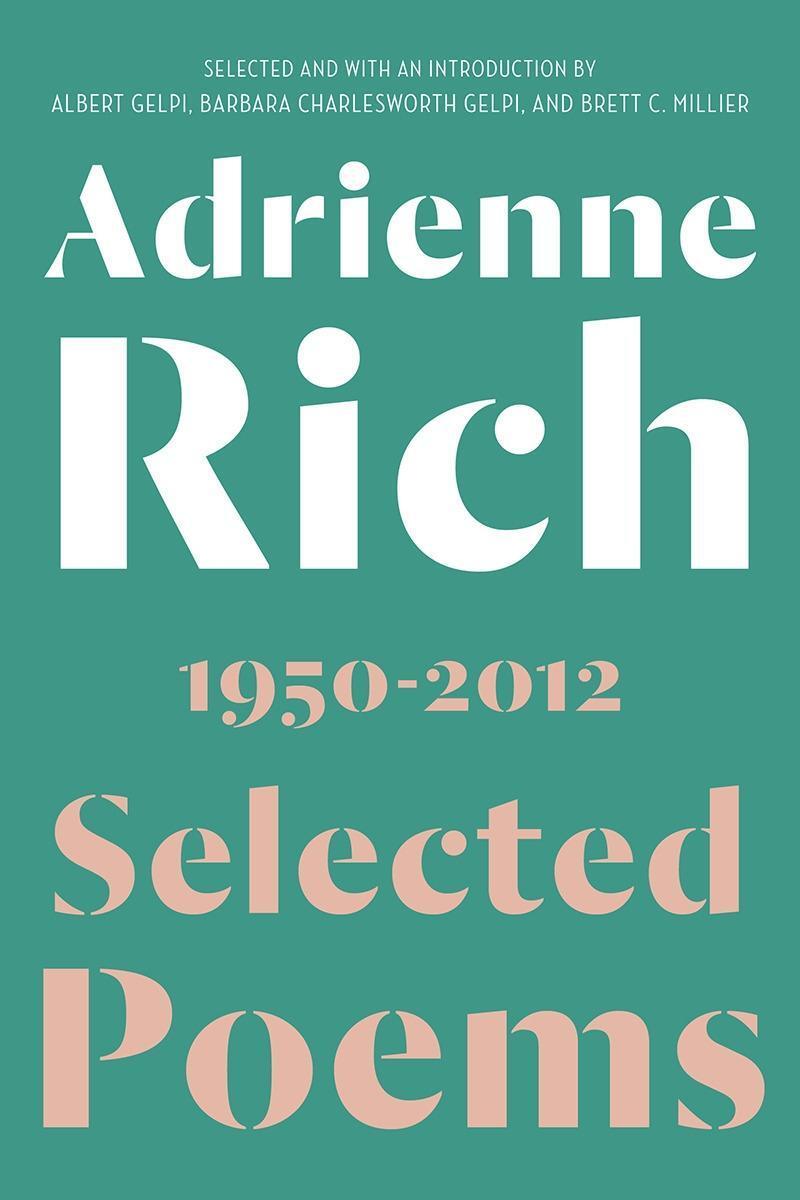 Cover: 9780393355116 | Selected Poems | 1950-2012 | Adrienne Rich | Taschenbuch | Englisch