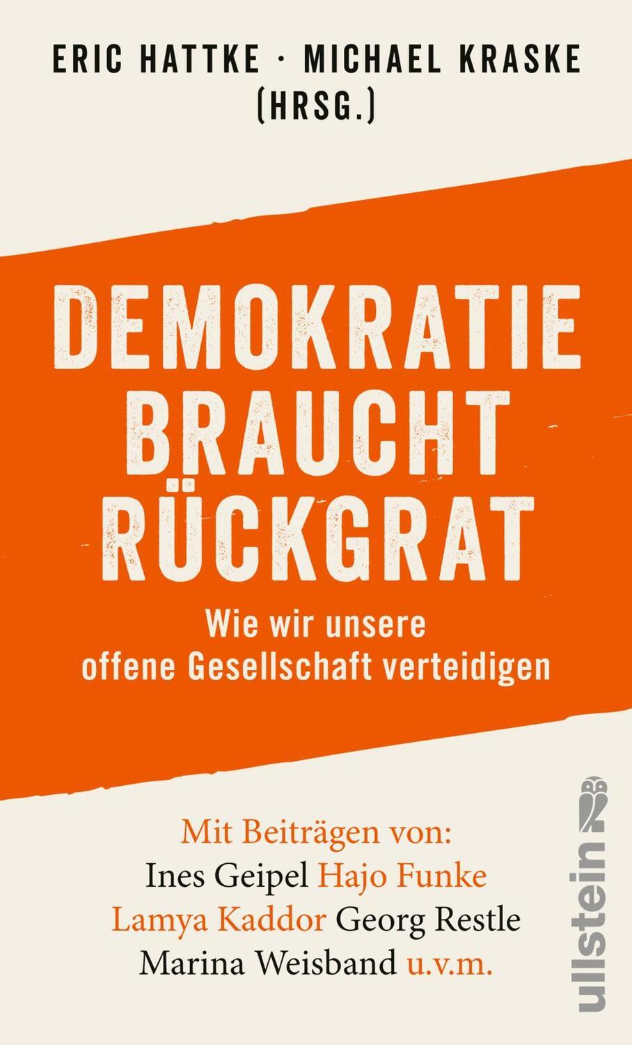 Cover: 9783548065496 | Demokratie braucht Rückgrat | Eric Hattke (u. a.) | Buch | Deutsch