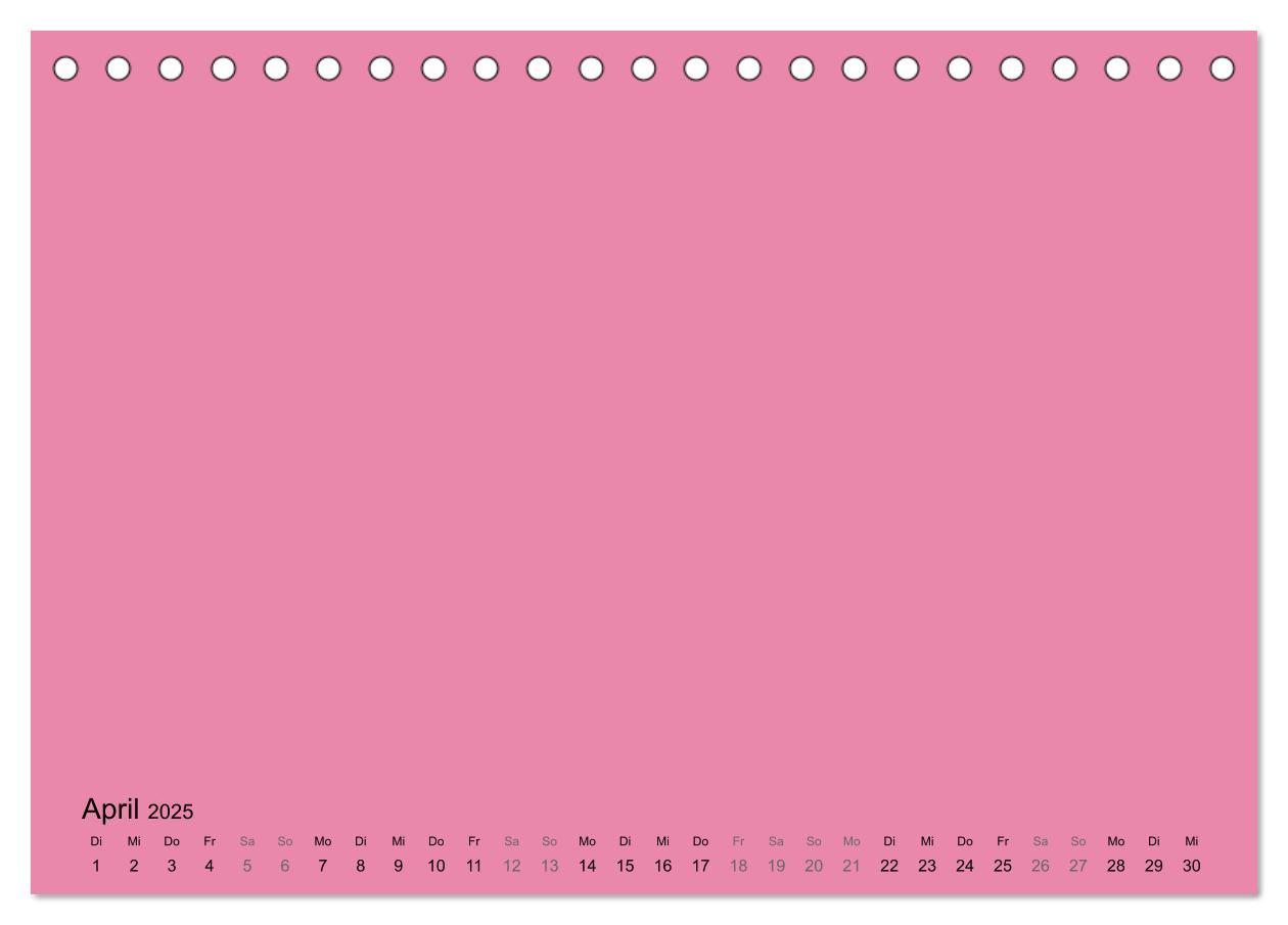 Bild: 9783435214938 | DIY Bastel-Kalender -Warme Pastell Farben- Zum Selbstgestalten...