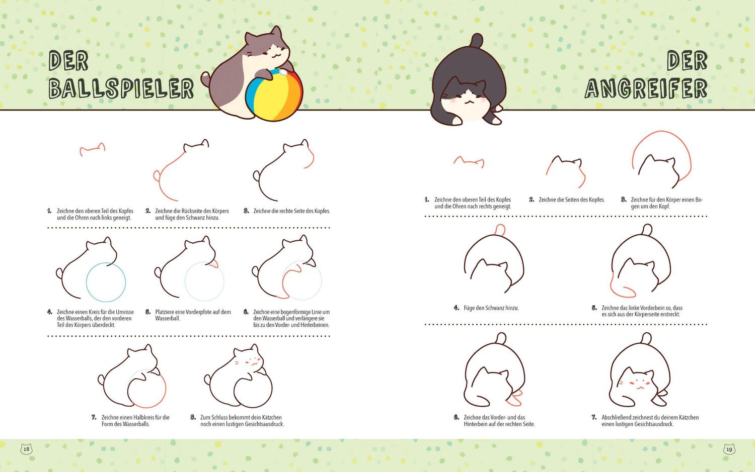Bild: 9783745918076 | Kawaii: 75 süße Katzen zeichnen - Mit Schritt-Anleitungen | Olive Yong