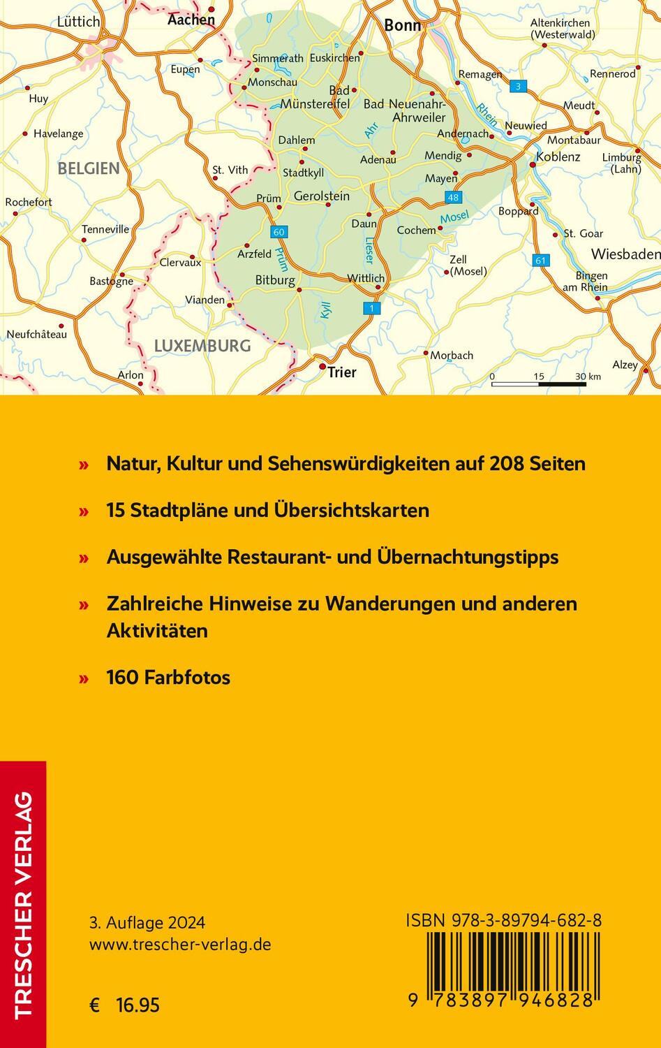 Rückseite: 9783897946828 | TRESCHER Reiseführer Eifel | Alexander Richter | Taschenbuch | 208 S.