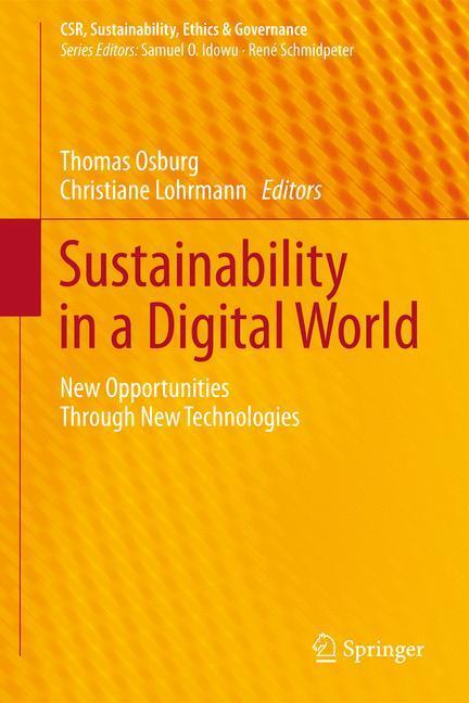 Cover: 9783319546025 | Sustainability in a Digital World | Christiane Lohrmann (u. a.) | Buch