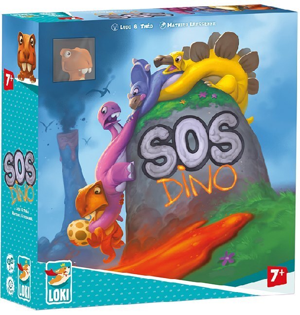 Cover: 3760175514746 | SOS Dino | Spieleranzahl: 1-4, Spieldauer (Min.): 25, Kinderspiel