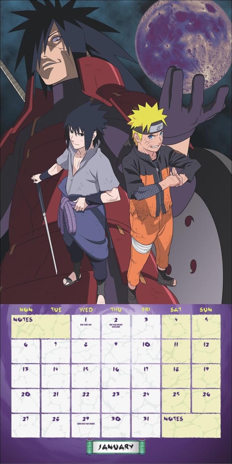 Bild: 9783840196812 | Naruto Broschurkalender 2025 | Kalender | Danilo | 28 S. | Englisch