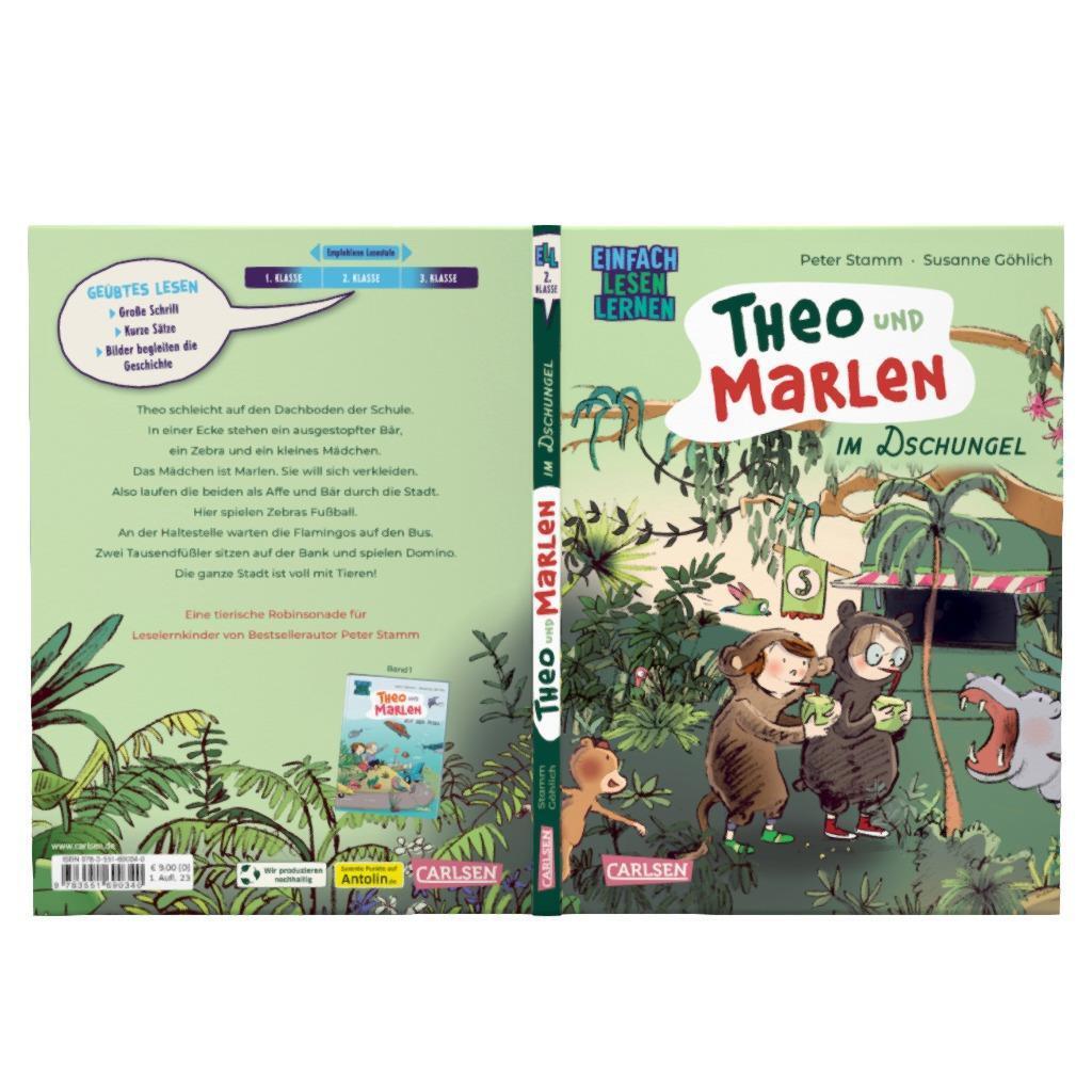 Bild: 9783551690340 | Theo und Marlen im Dschungel | Peter Stamm | Buch | Theo und Marlen