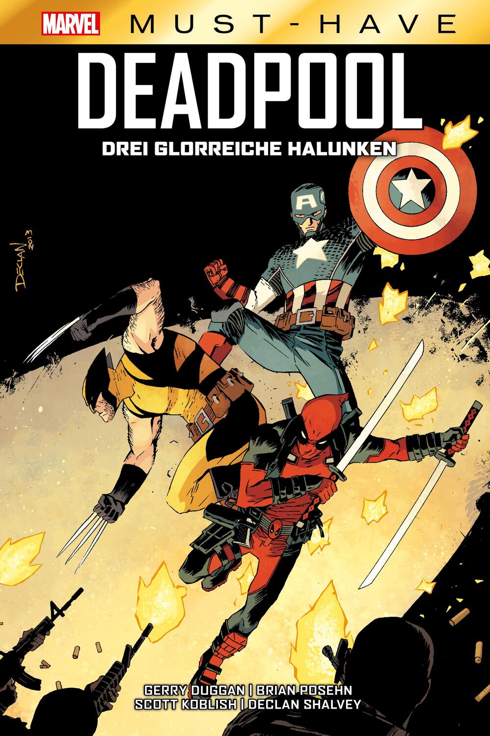 Cover: 9783741628771 | Marvel Must-Have: Deadpool - Drei glorreiche Halunken | Duggan (u. a.)