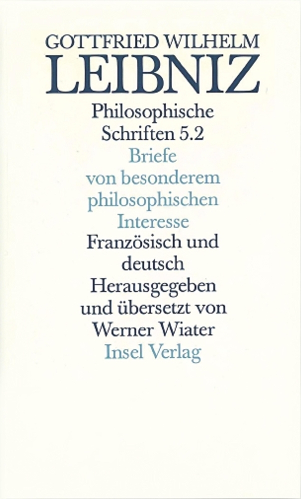 Cover: 9783458160816 | Briefe von besonderem philosophischen Interesse. Lettres d'...