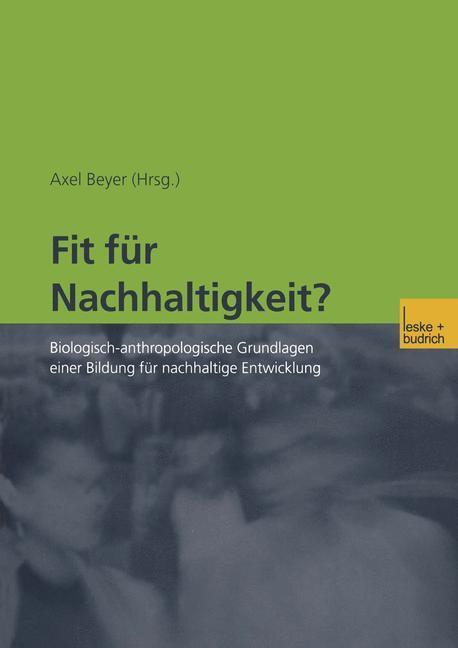 Cover: 9783810032935 | Fit für Nachhaltigkeit? | Axel Beyer | Taschenbuch | EAN 9783810032935