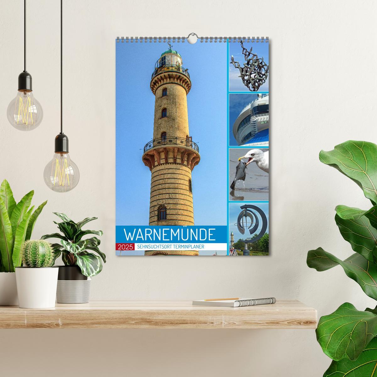 Bild: 9783435881444 | Sehnsuchtsort Warnemünde (Wandkalender 2025 DIN A3 hoch), CALVENDO...