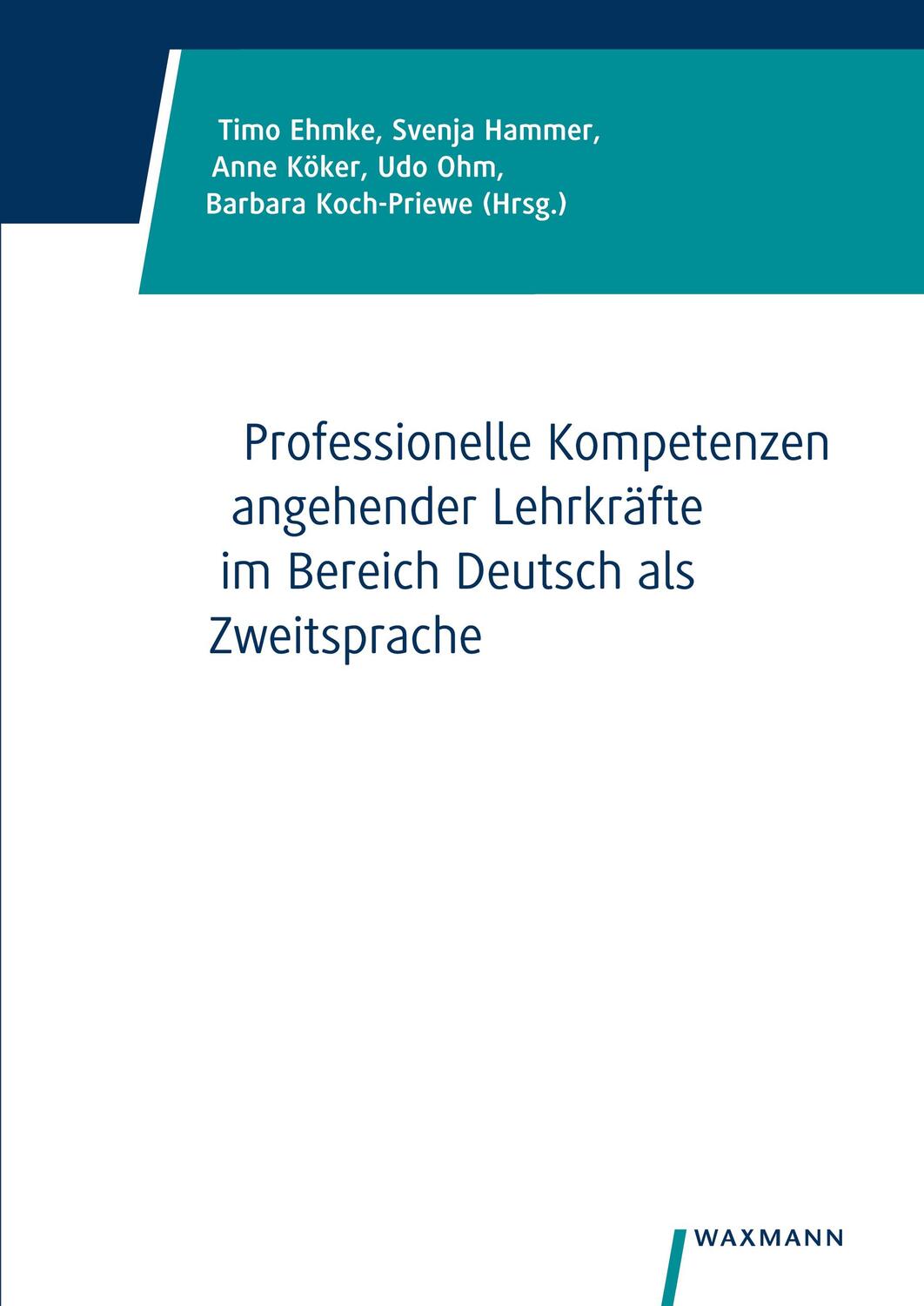 Cover: 9783830932437 | Professionelle Kompetenzen angehender Lehrkräfte im Bereich Deutsch...