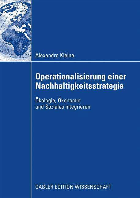 Cover: 9783834915528 | Operationalisierung einer Nachhaltigkeitsstrategie | Alexandro Kleine