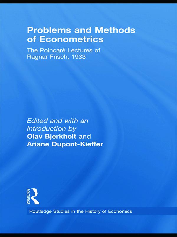 Cover: 9780415745352 | Problems and Methods of Econometrics | Ragnar Frisch | Taschenbuch