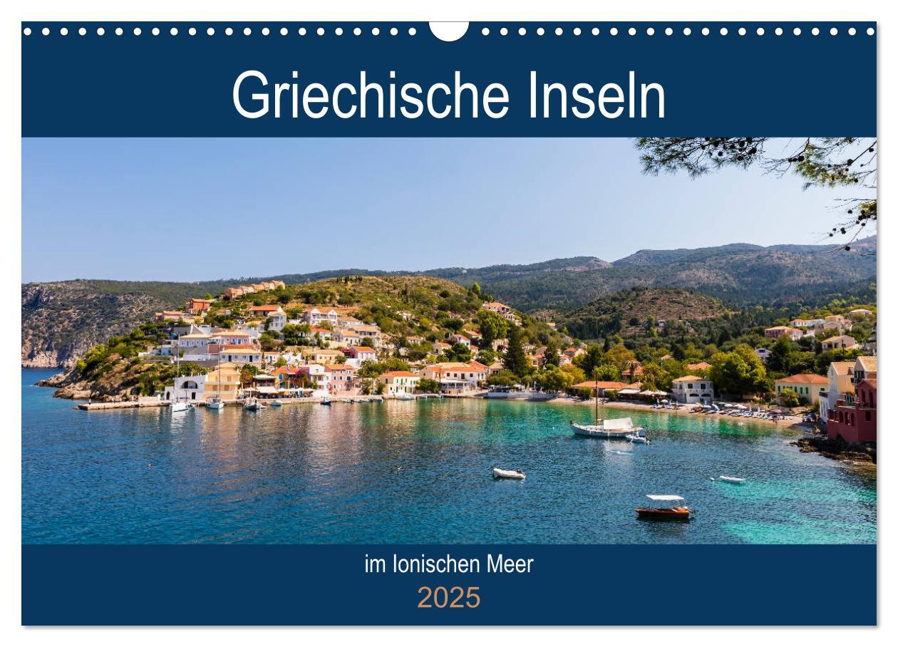 Cover: 9783435284573 | Griechische Inseln im Ionischen Meer (Wandkalender 2025 DIN A3...