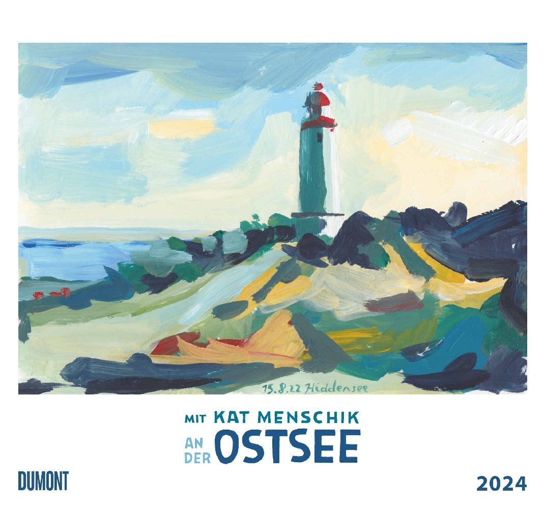 Cover: 4250809651385 | Mit Kat Menschik an der Ostsee 2024 - Kunstkalender - Spiralbindung...