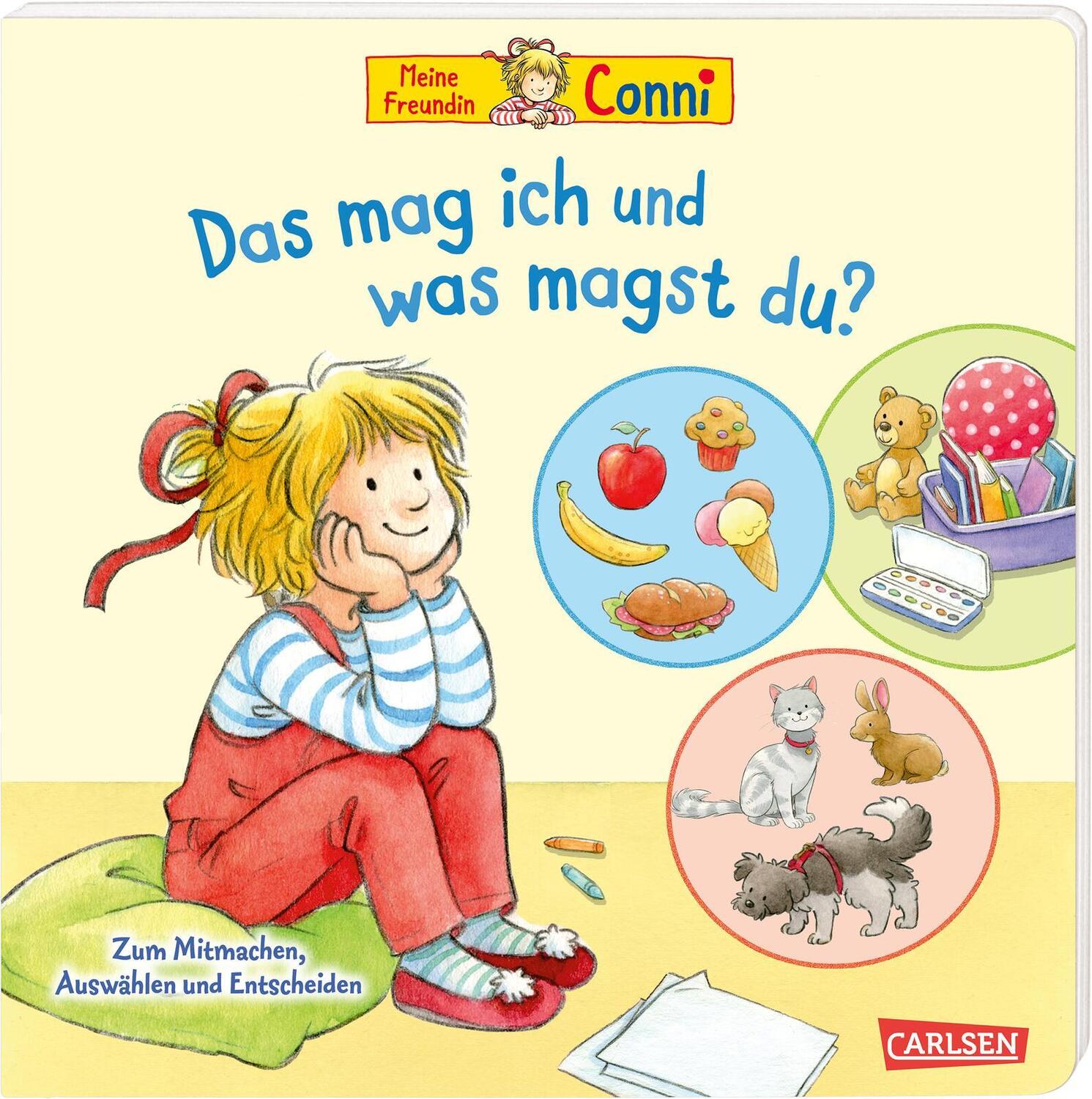 Cover: 9783551173119 | Conni-Pappbilderbuch: Meine Freundin Conni. Das mag ich und was...