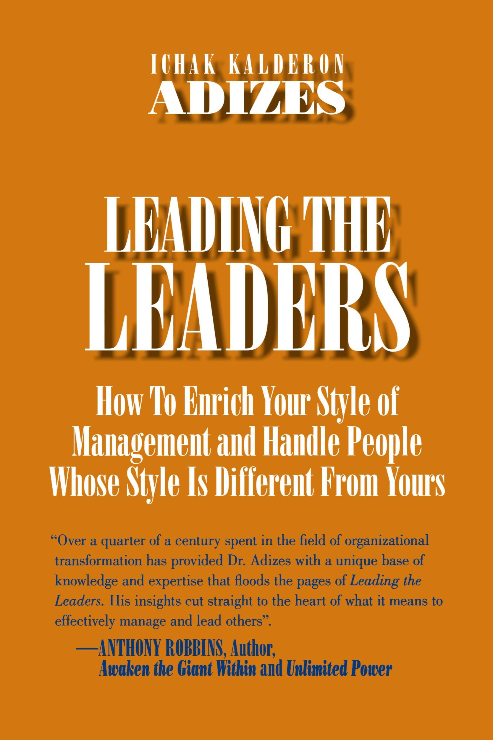 Cover: 9780937120057 | Leading The Leaders | Ichak Kalderon Adizes | Taschenbuch | Englisch