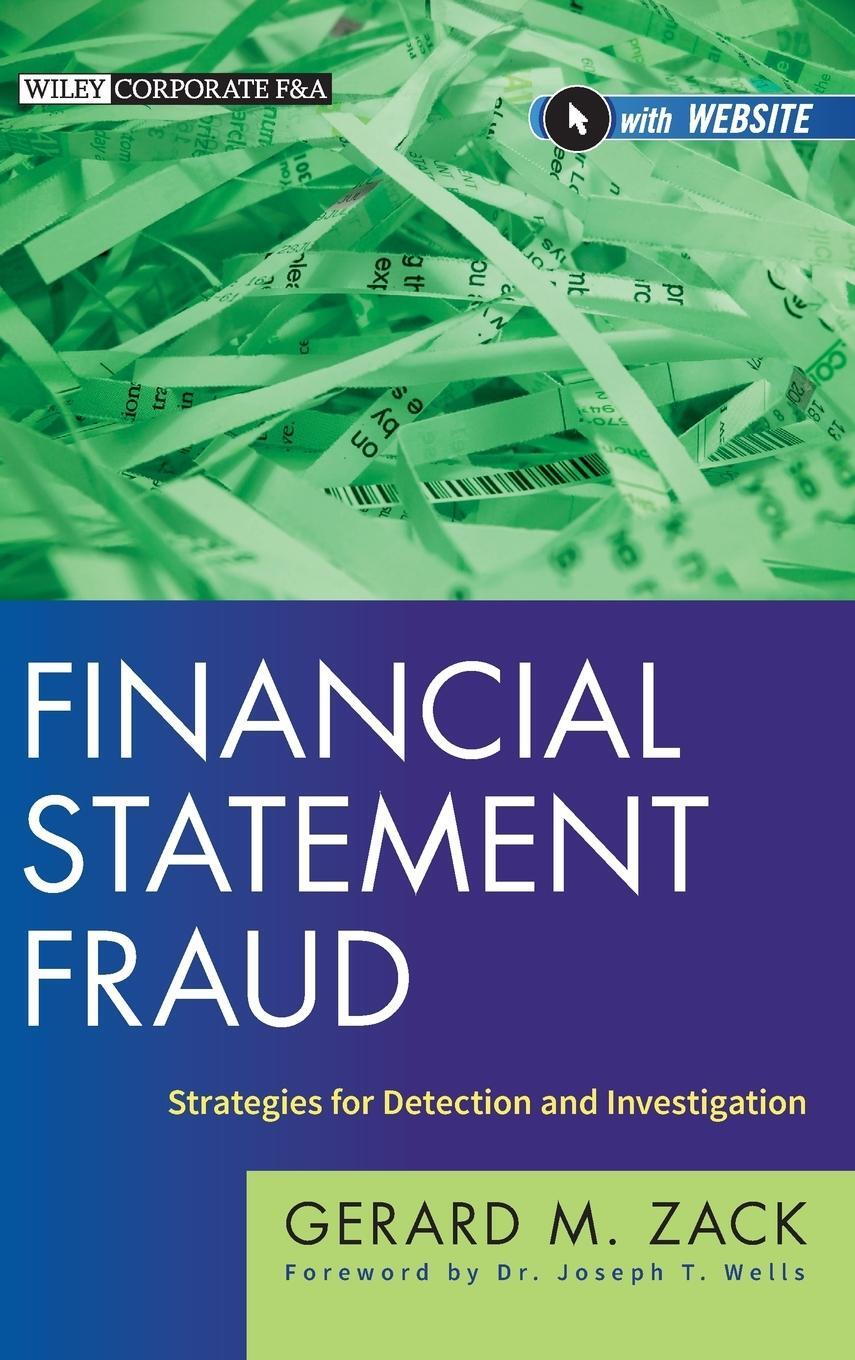 Cover: 9781118301555 | Financial Statement Fraud + We | Gerard M Zack | Buch | Englisch