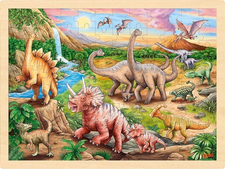 Cover: 4013594573481 | Einlegepuzzle Dinosaurierwanderung | Spiel | Folie (e) | 57348 | 2023