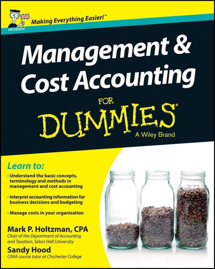 Cover: 9781118650493 | Management and Cost Accounting For Dummies - UK | Holtzman (u. a.)