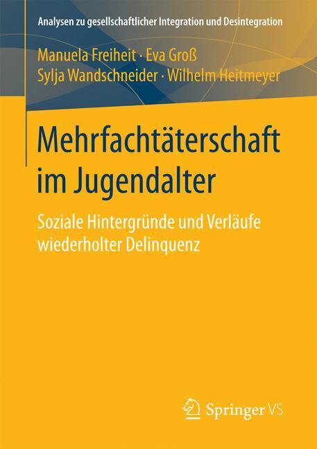 Cover: 9783658161095 | Mehrfachtäterschaft im Jugendalter | Manuela Freiheit (u. a.) | Buch