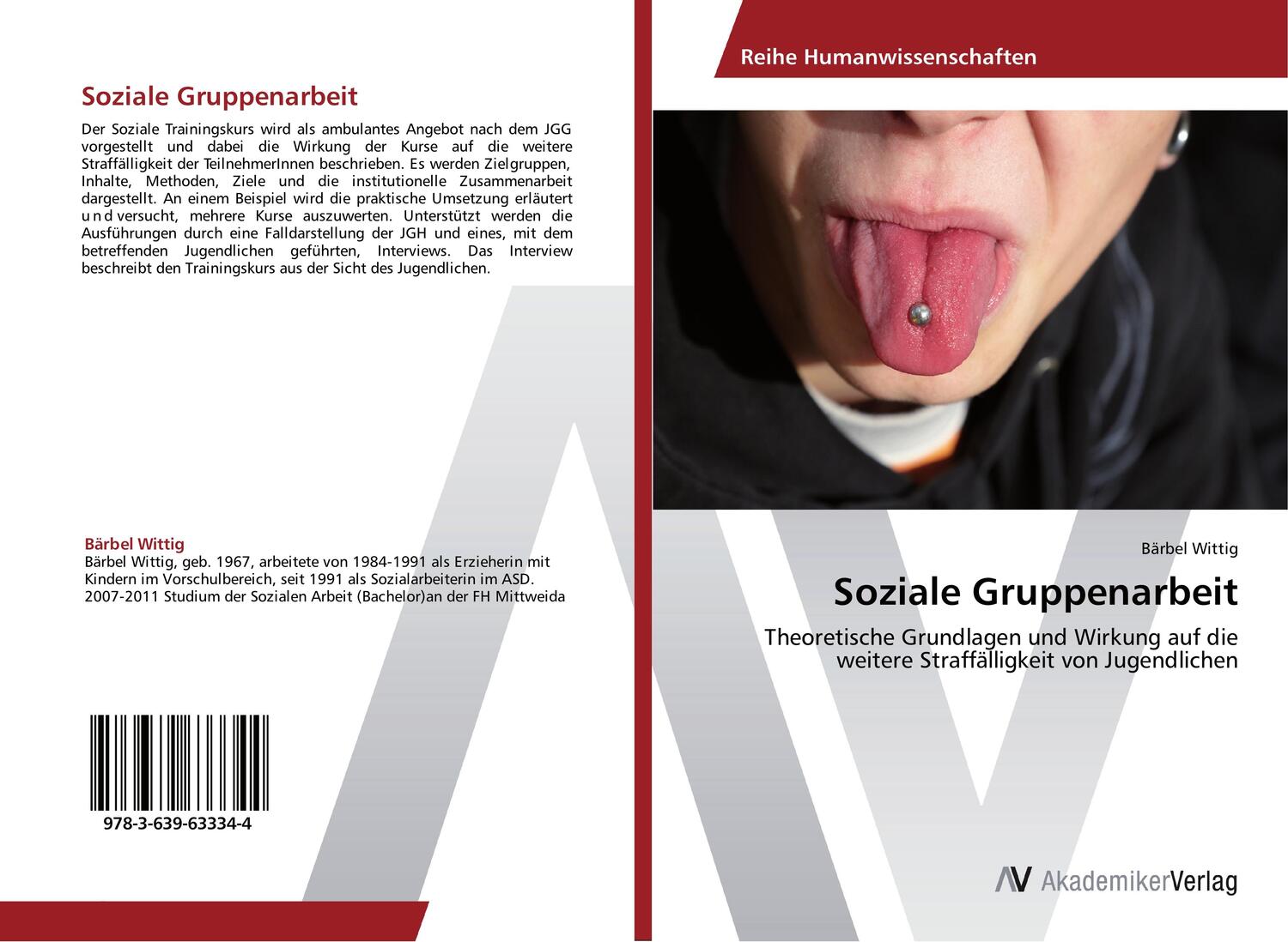 Cover: 9783639633344 | Soziale Gruppenarbeit | Bärbel Wittig | Taschenbuch | Paperback | 2014