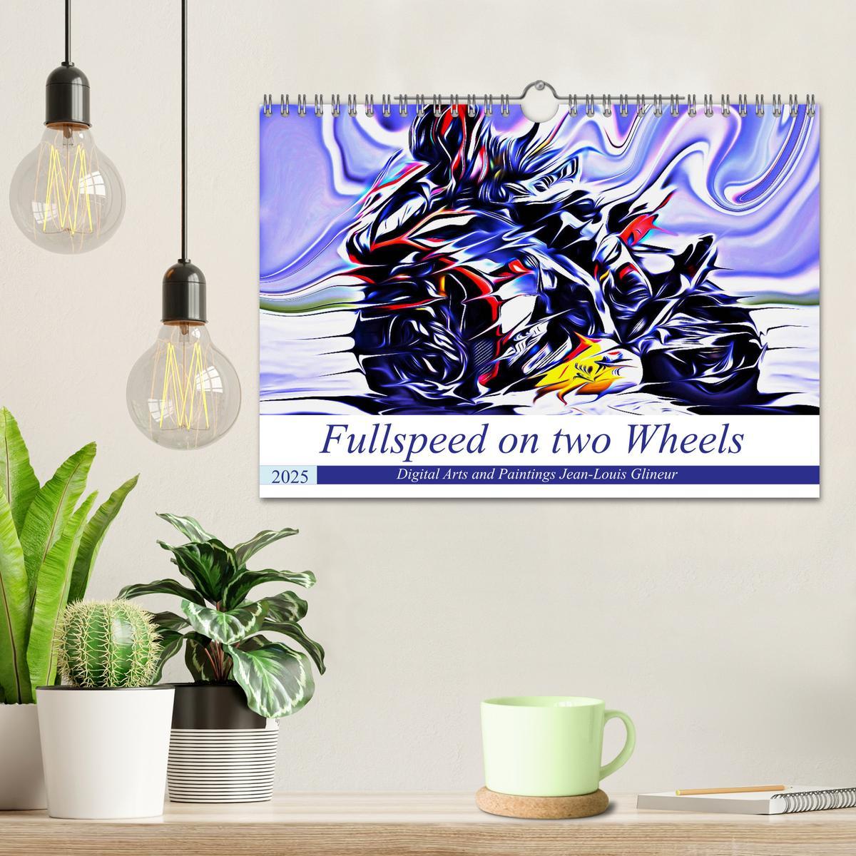 Bild: 9783435286591 | Fullspeed on two Wheels (Wandkalender 2025 DIN A4 quer), CALVENDO...