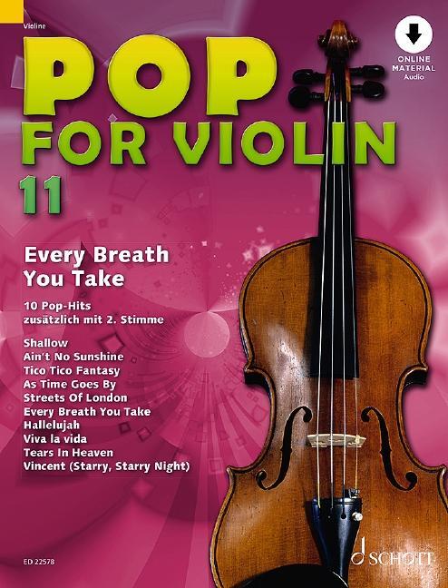Cover: 9783795711450 | Pop for Violin Band 11 | 1-2 Violinen. Ausgabe mit Online-Audiodatei.