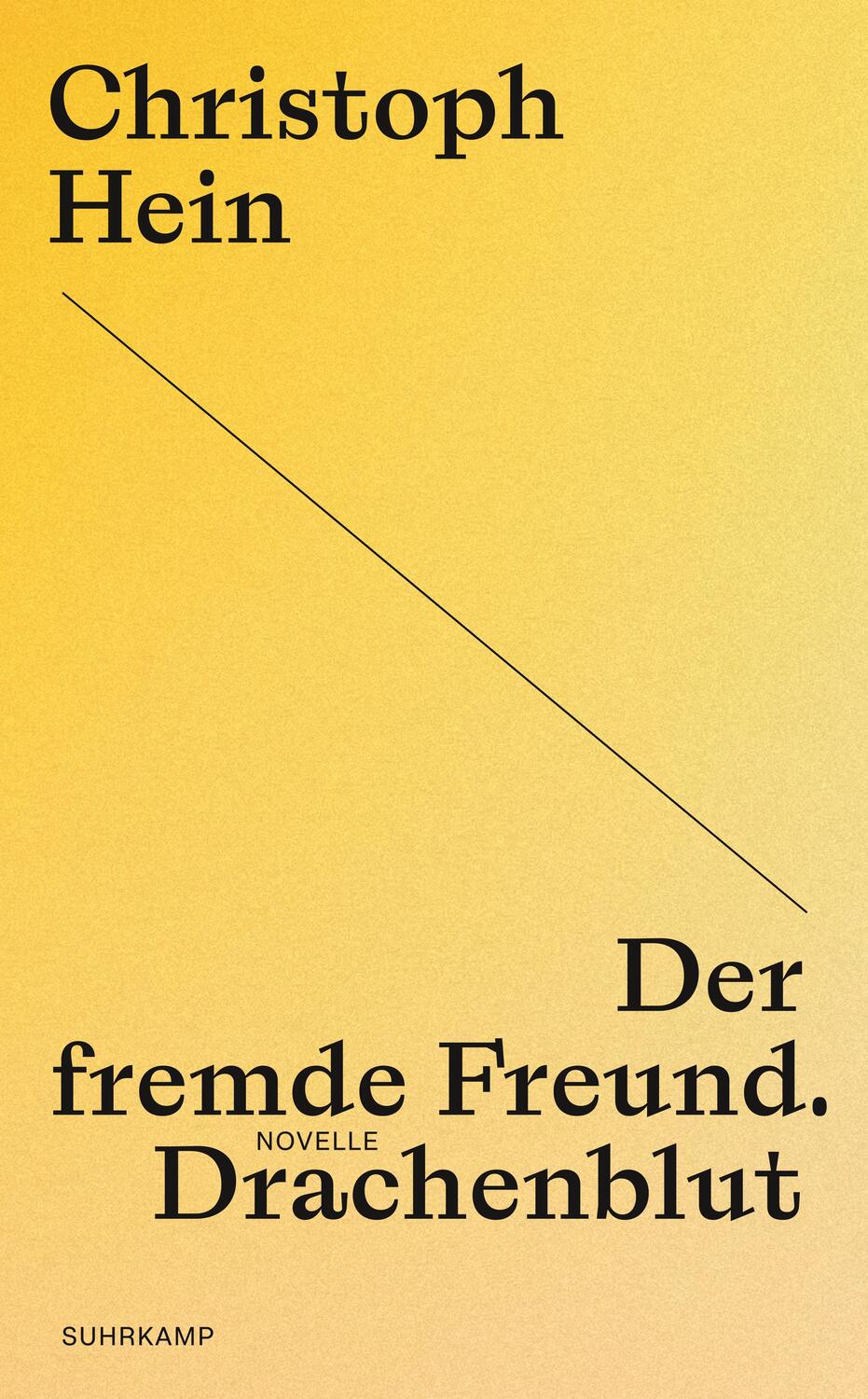 Cover: 9783518473917 | Der fremde Freund. Drachenblut | Christoph Hein | Taschenbuch | 174 S.