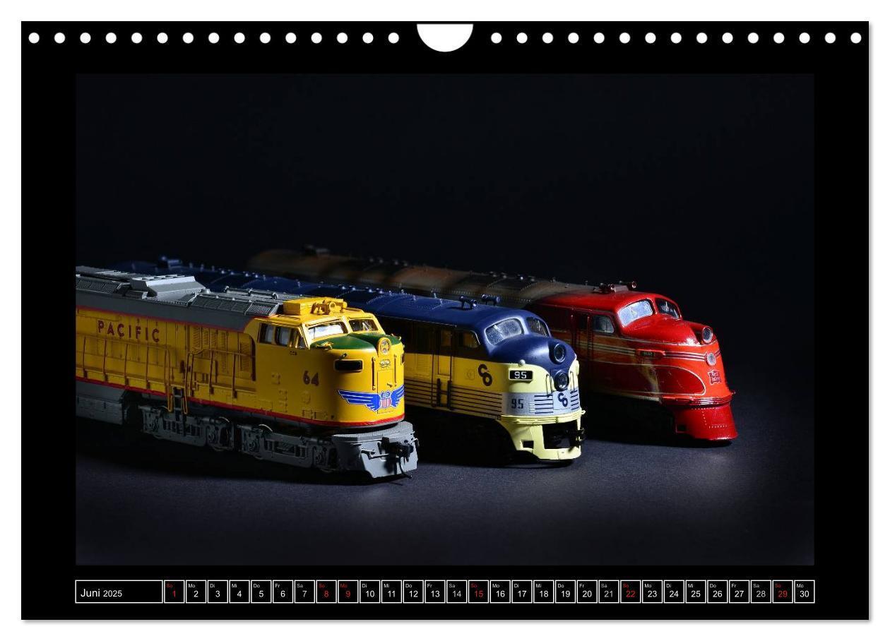 Bild: 9783435760602 | Amerikanische Modelleisenbahnen (Wandkalender 2025 DIN A4 quer),...