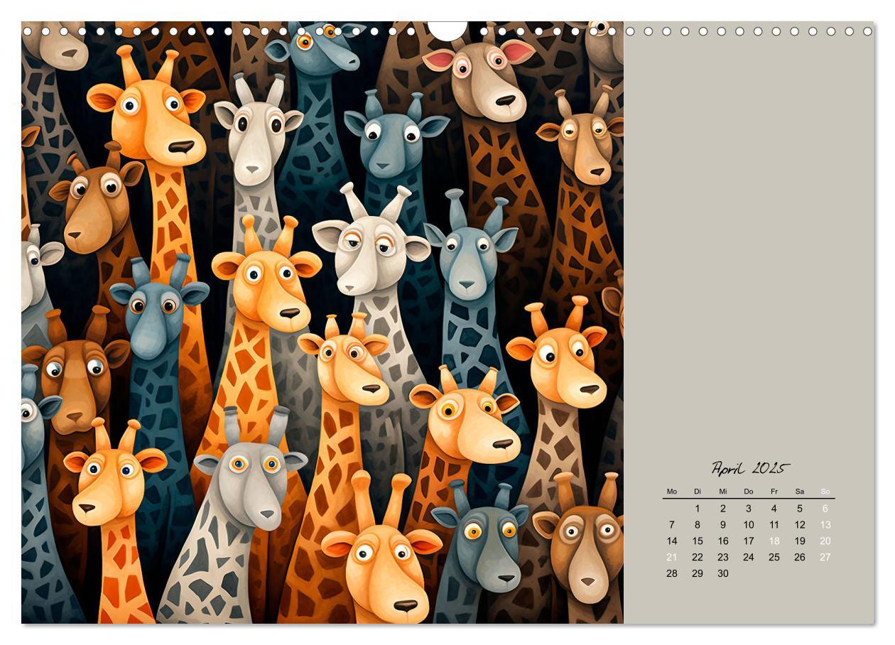 Bild: 9783383843747 | Tierisches Gewimmel (Wandkalender 2025 DIN A3 quer), CALVENDO...