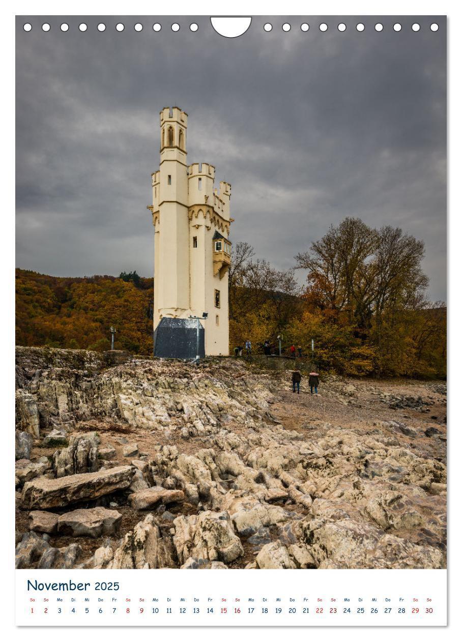 Bild: 9783435745357 | Burgen und Burgruinen am Mittelrhein (Wandkalender 2025 DIN A4...