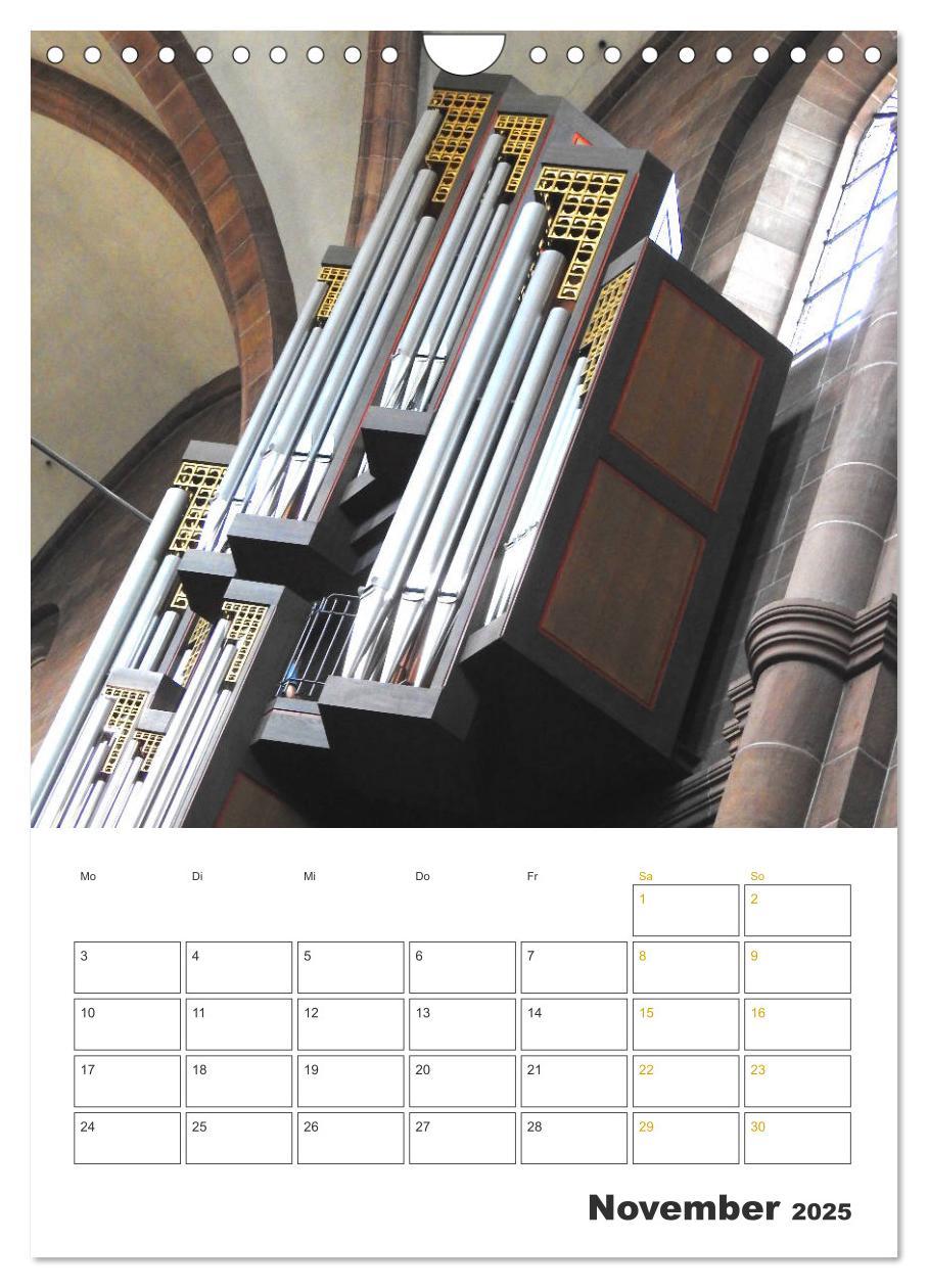 Bild: 9783435950669 | Orgeln zum Verlieben! (Wandkalender 2025 DIN A4 hoch), CALVENDO...