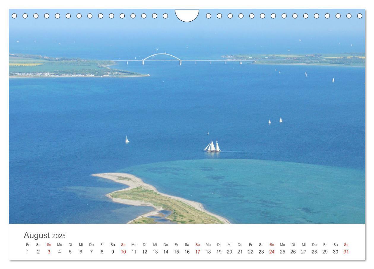 Bild: 9783435115150 | Fehmarn aus der Luft (Wandkalender 2025 DIN A4 quer), CALVENDO...