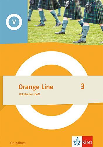 Cover: 9783125491434 | Orange Line 3 Grundkurs. Vokabellernheft Klasse 7 | Taschenbuch | 2024