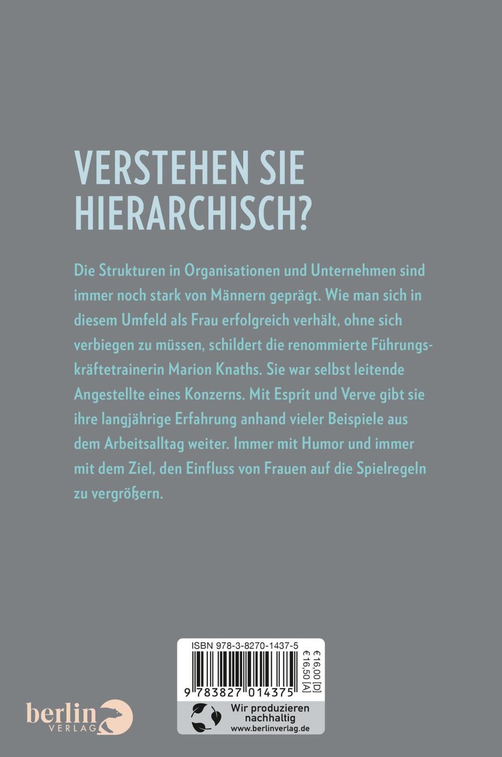 Rückseite: 9783827014375 | FrauenMACHT! | Marion Knaths | Taschenbuch | Deutsch | 2021