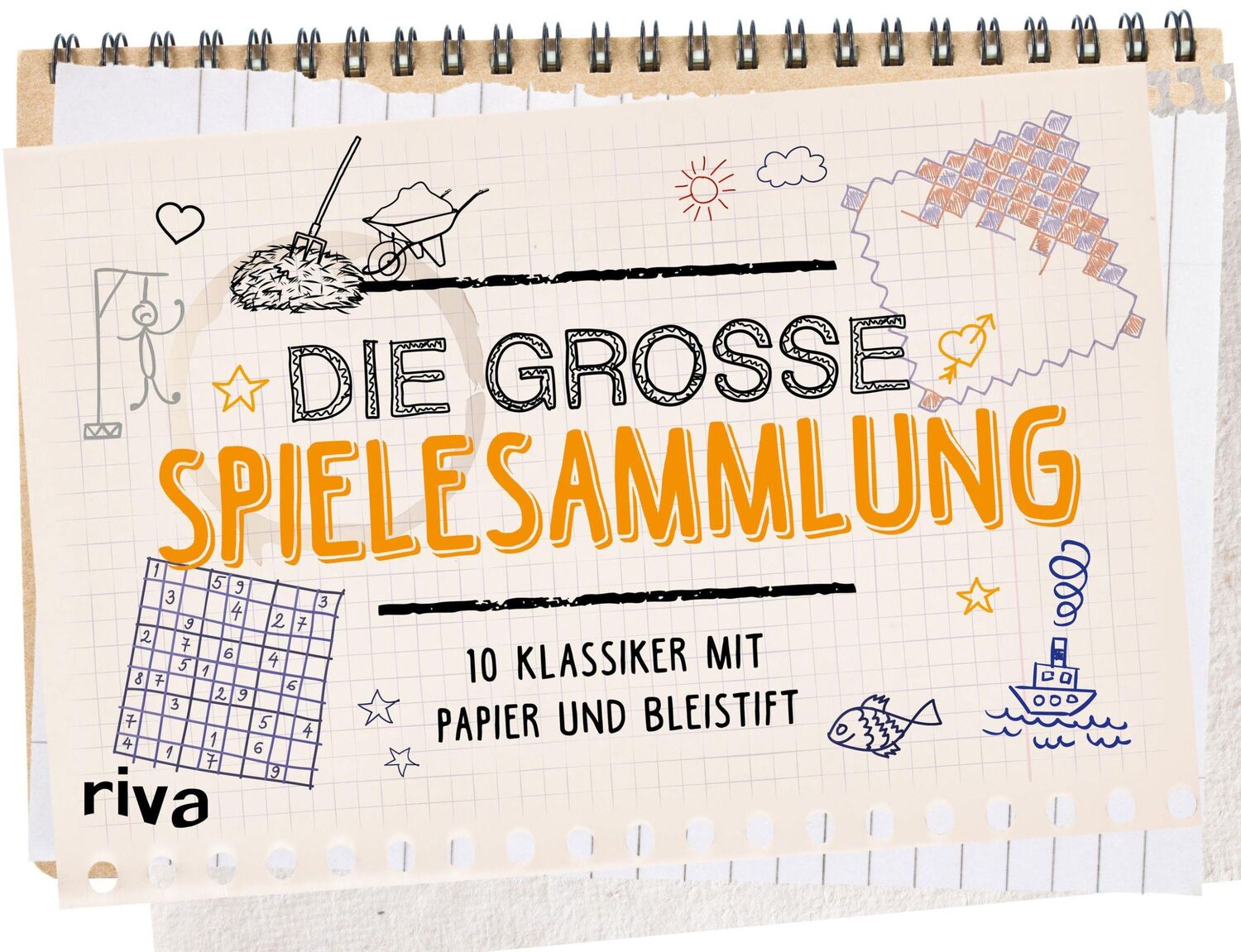 Cover: 9783742310538 | Die große Spielesammlung | 20 Klassiker mit Papier und Bleistift