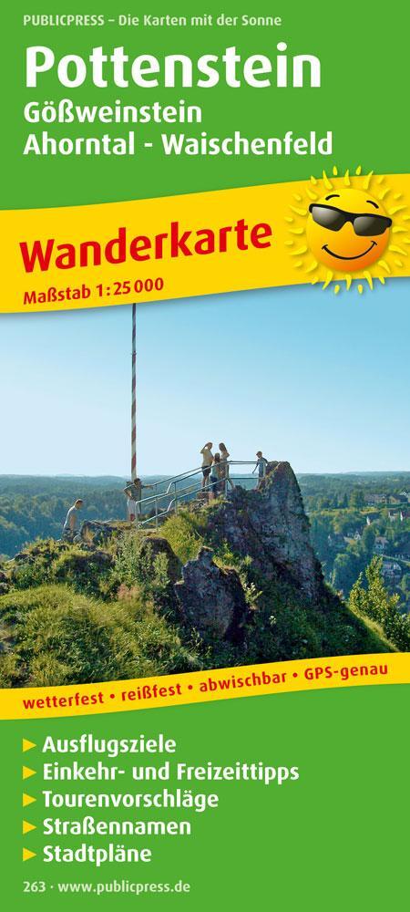 Cover: 9783899202632 | Wanderkarte Pottenstein, Gößweinstein - Ahorntal - Waischenfeld 1...