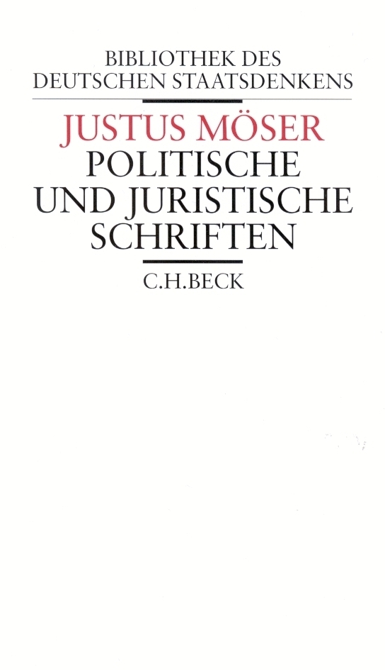 Cover: 9783406482526 | Politische und juristische Schriften | Hrsg. v. Karl H. L. Welker