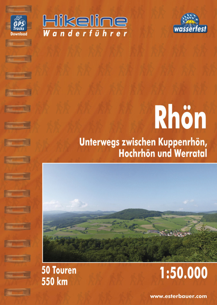 Cover: 9783850005708 | Hikeline Wanderführer Rhön | Esterbauer Verlag | Taschenbuch | 234 S.