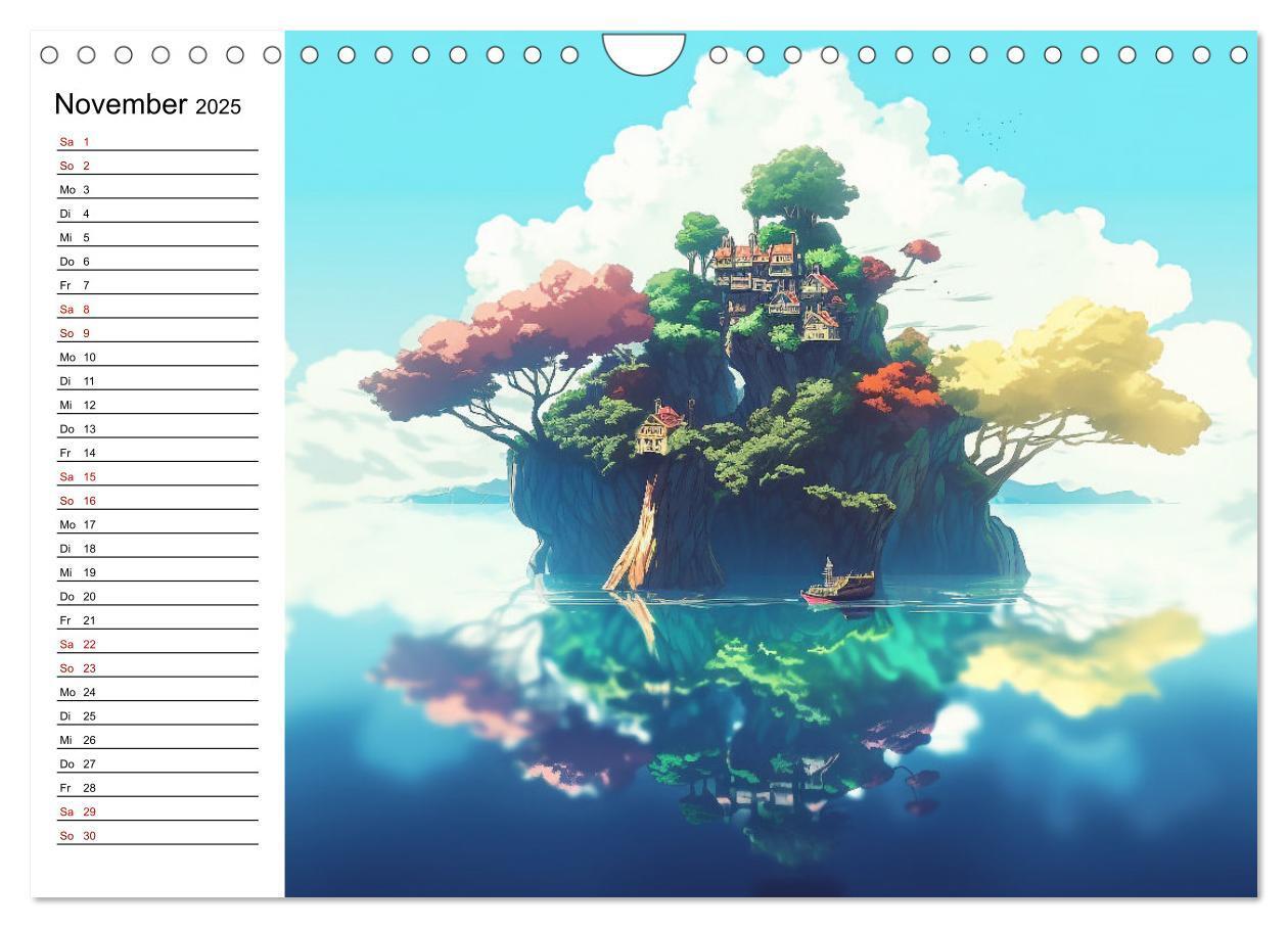 Bild: 9783383866418 | Anime Traumwelten (Wandkalender 2025 DIN A4 quer), CALVENDO...