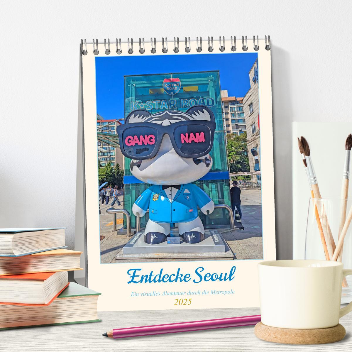 Bild: 9783457205358 | Entdecke Seoul (Tischkalender 2025 DIN A5 hoch), CALVENDO...